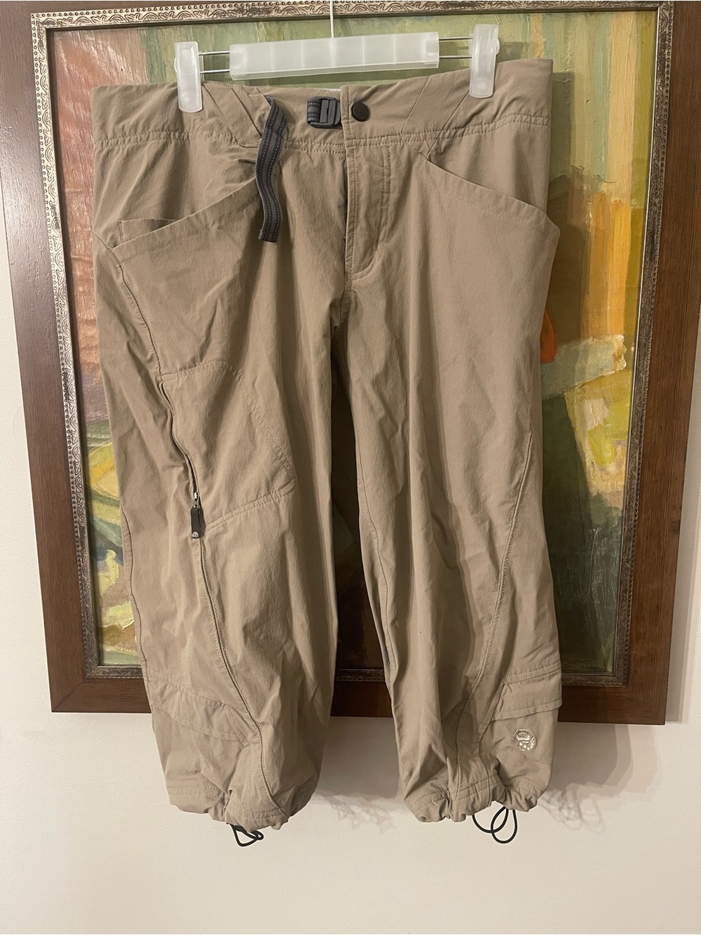 Mountain Hardwear Women's Tan Cargo Capris